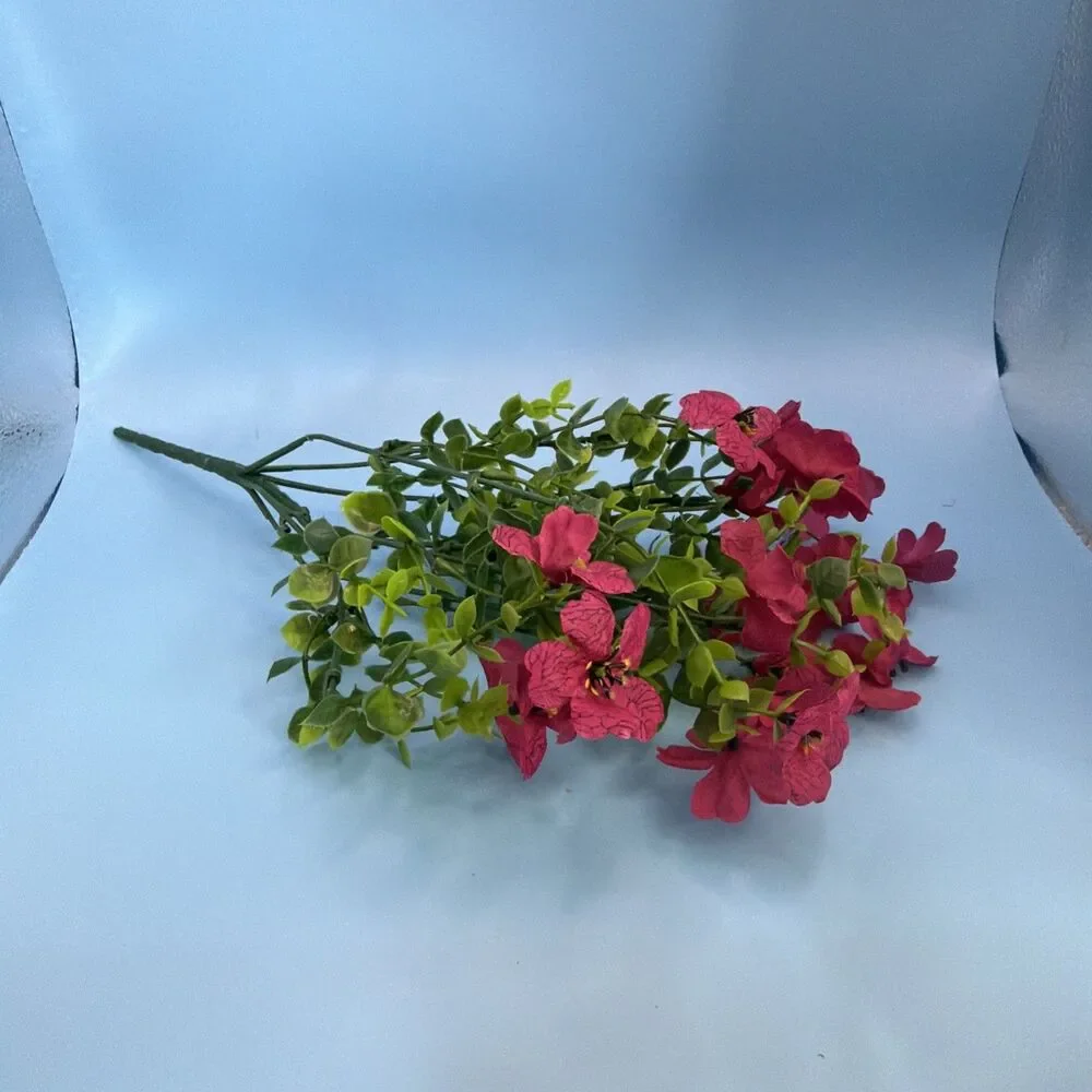 Artificial Flowers for Outdoors UV Resistant Fake Plants 6 Colors Included In $